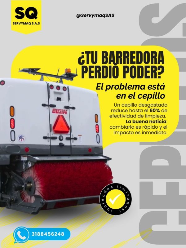 Cepillo Barredora Combinado 6×3/8×21